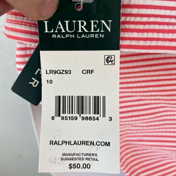 NWT Lauren Ralph Lauren Tankini and Matching Bottoms Size 10 - Picture 6 of 7